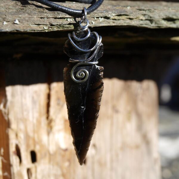 Hrot, štípaný obsidián - Image 3
